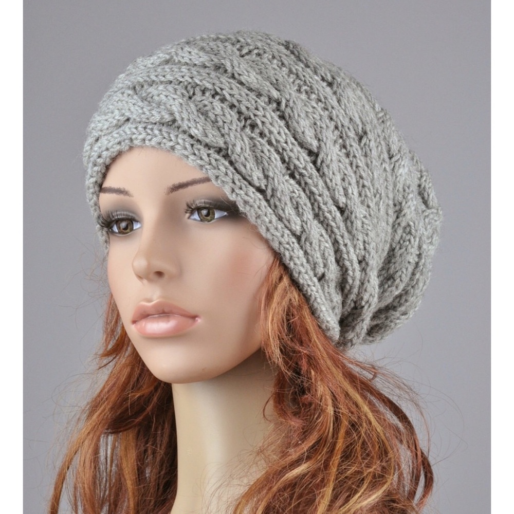 Slouchy Knitted Beanie 💛